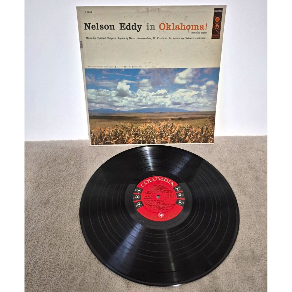 Nelson Eddy - Nelson Eddy in Oklahoma! 12" Vinyl LP Columbia CL 828